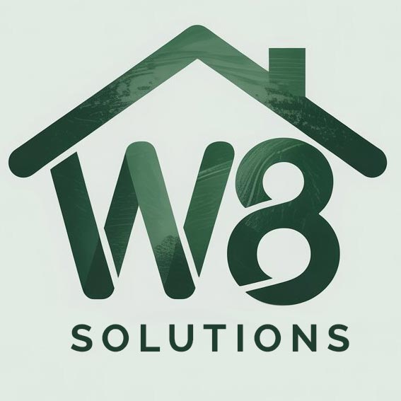 W8 Solutions. Logo